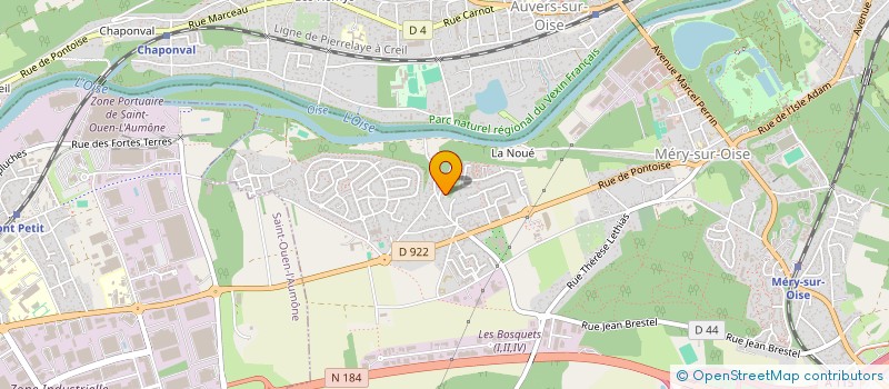 localisation de l'entreprise AK TIZIMO  MERY-SUR-OISE