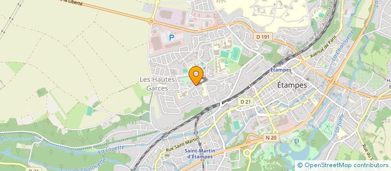 localisation de l'entreprise AK TP à ETAMPES