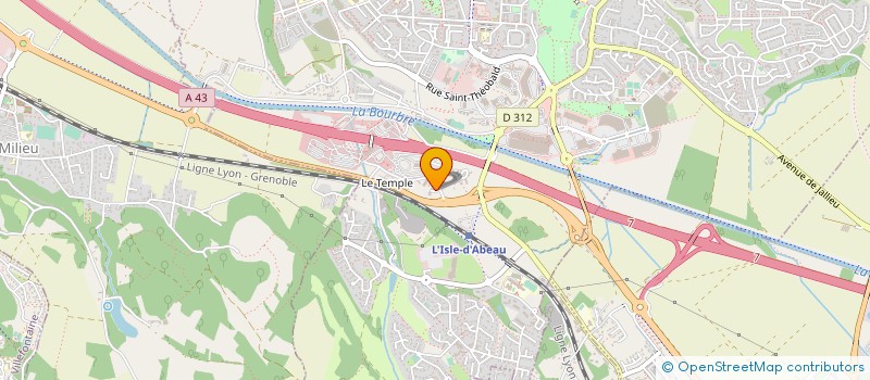 localisation de l'entreprise AK-TRADE HOLDING  BOURGOIN-JALLIEU