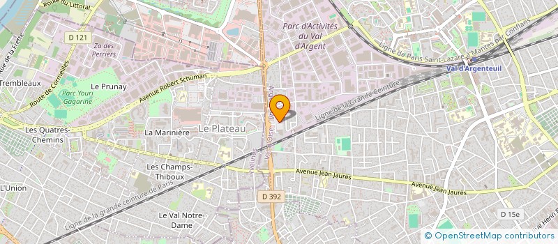localisation de l'entreprise AK TRADING à ARGENTEUIL