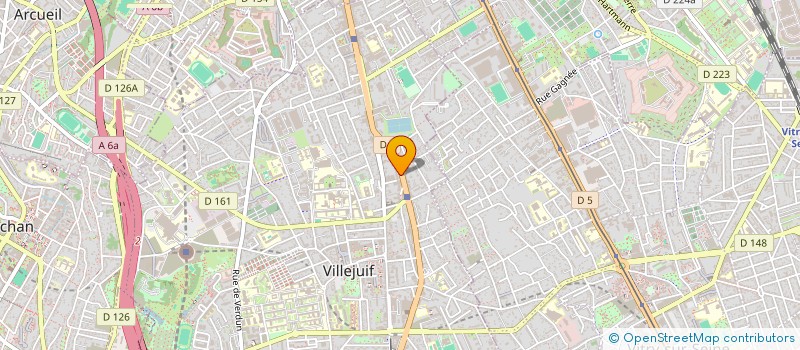 localisation de l'entreprise AK TRANS VTC à VILLEJUIF