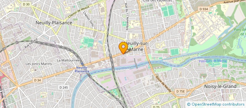 localisation de l'entreprise AK TRANSPORT à NEUILLY-SUR-MARNE