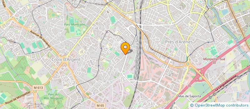 localisation de l'entreprise AK TRANSPORTS SERVICES à MONTPELLIER