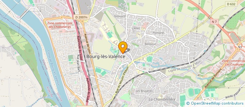 localisation de l'entreprise AK VENTE AUTO à BOURG-LES-VALENCE