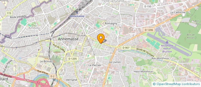 localisation de l'entreprise AK ZENS à ANNEMASSE
