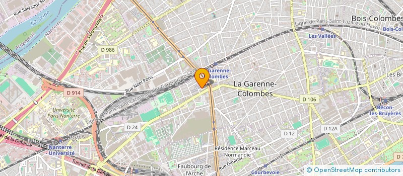 localisation de l'entreprise AK ZOUK - ARDEN & KIARA  LA GARENNE-COLOMBES