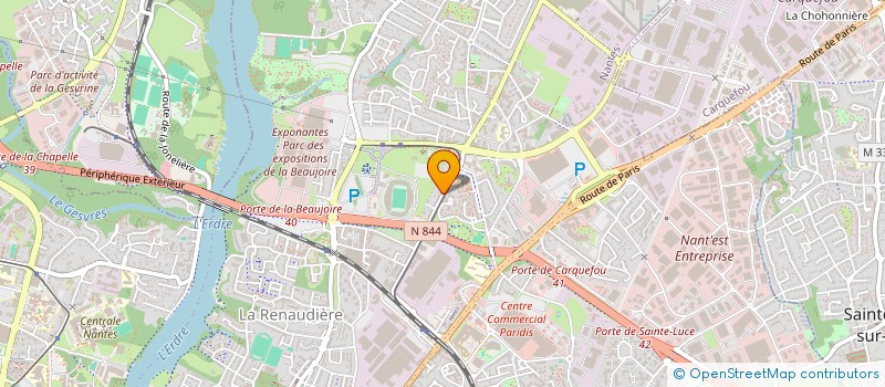 localisation de l'entreprise AK25  NANTES