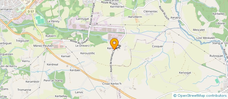 localisation de l'entreprise AK29 à DOUARNENEZ