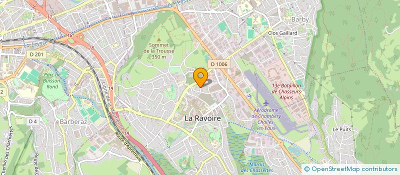 localisation de l'entreprise AK73  LA RAVOIRE