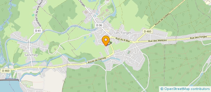 localisation de l'entreprise AK88 CARRELAGE  LES FORGES