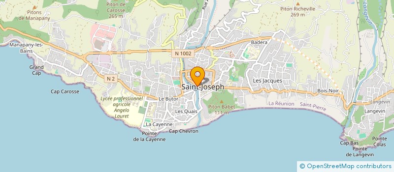 localisation de l'entreprise AKA à SAINT-JOSEPH