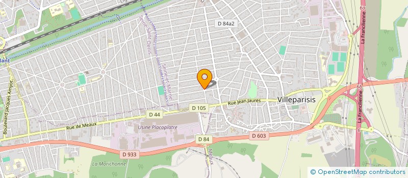 localisation de l'entreprise AKA  VILLEPARISIS