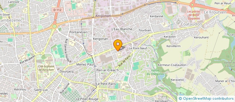 localisation de l'entreprise AKA  BREST