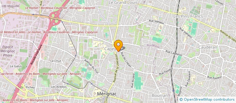 localisation de l'entreprise AKA IMMOBILIER  MERIGNAC