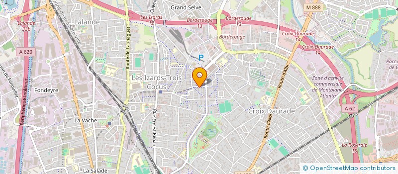 localisation de l'entreprise AKA PEINTURE à TOULOUSE
