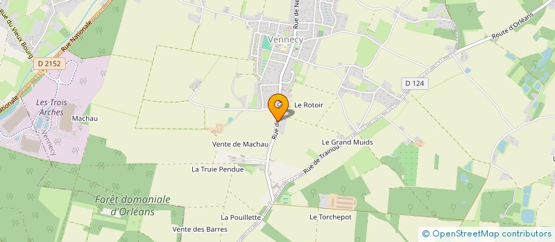 localisation de l'entreprise AKA RENOV  VENNECY