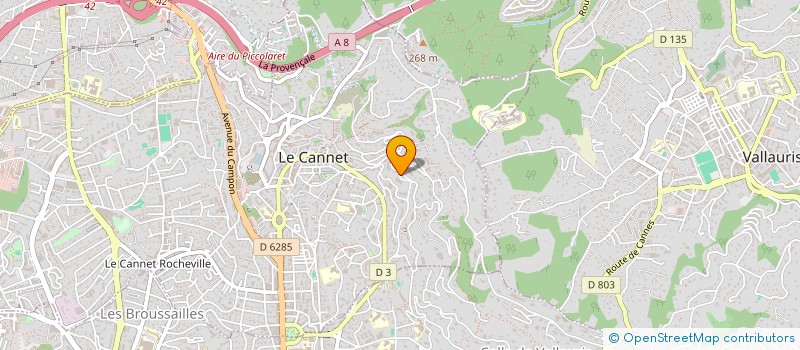 localisation de l'entreprise AKA STONES DISTRIBUTION  LE CANNET