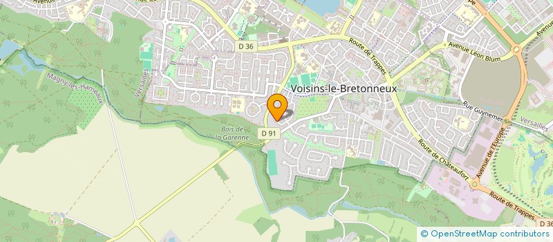 localisation de l'entreprise AKA-TRANSFORMATIONS  VOISINS-LE-BRETONNEUX