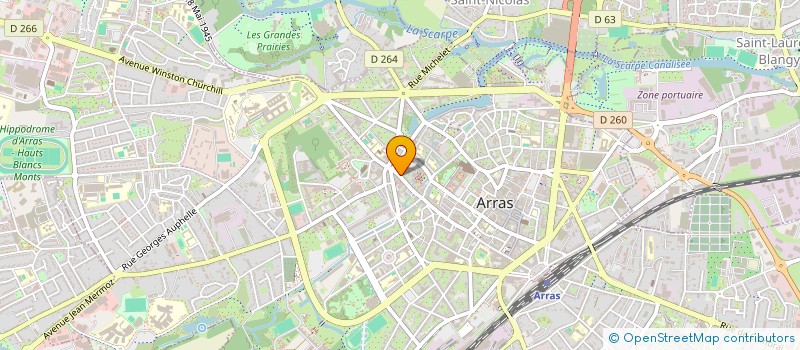 localisation de l'entreprise AKAAZ RESTAURATION à ARRAS