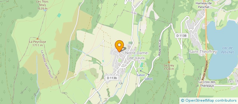 localisation de l'entreprise AKABARET  NOTRE-DAME-DE-VAULX