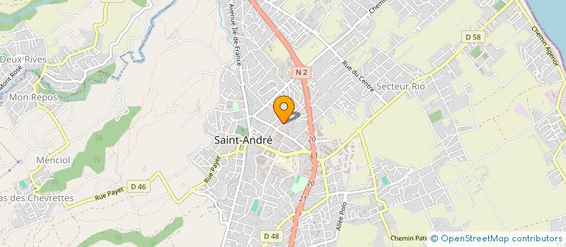 localisation de l'entreprise AKACIA MANAGEMENT  SAINT-ANDRE