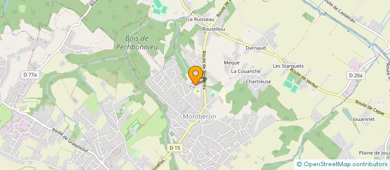 localisation de l'entreprise AKADZ  MONTBERON