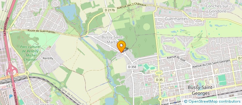 localisation de l'entreprise AKAFA  BUSSY-SAINT-GEORGES