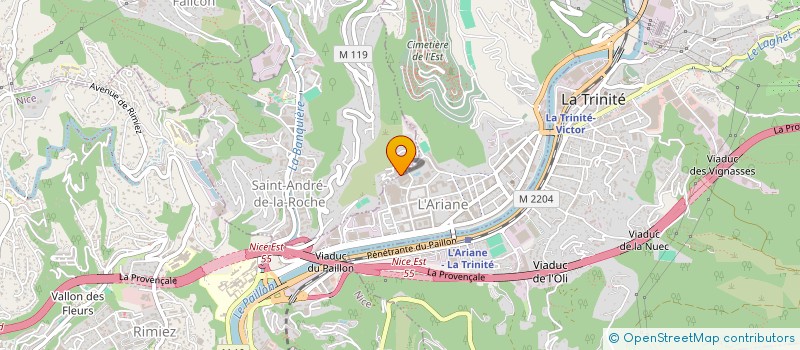 localisation de l'entreprise AKAI MACONNERIE à NICE