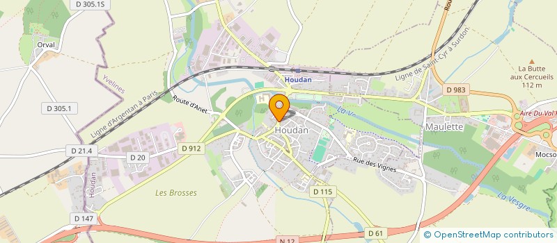 localisation de l'entreprise AKAIA  HOUDAN