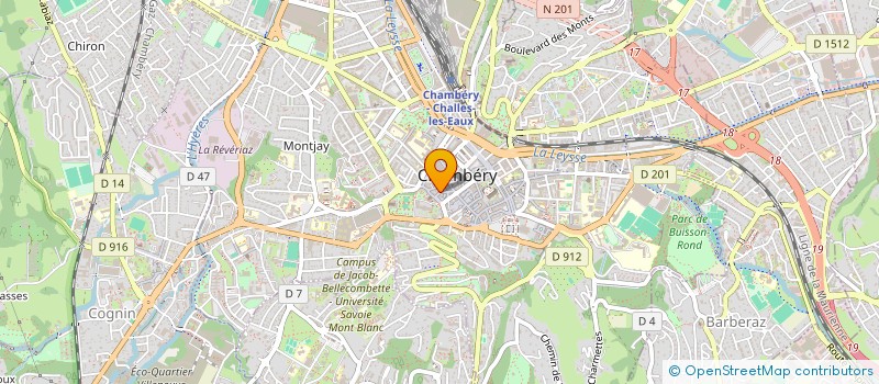 localisation de l'entreprise AKALY à CHAMBERY