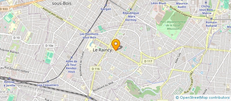 localisation de l'entreprise AKALYA à LE RAINCY