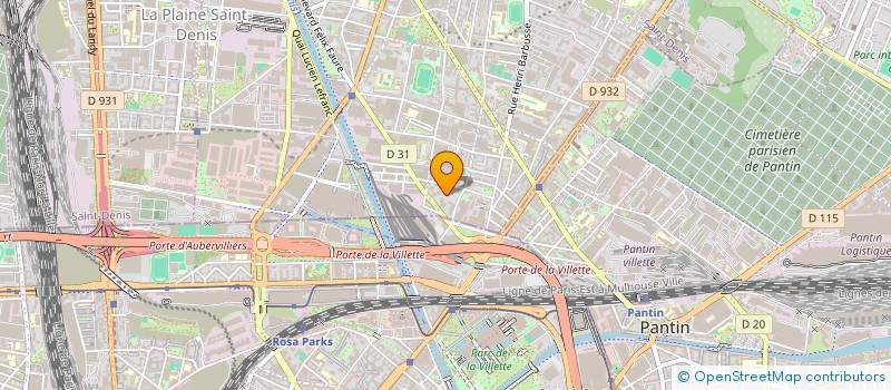 localisation de l'entreprise AKAME LOGISTIC  AUBERVILLIERS