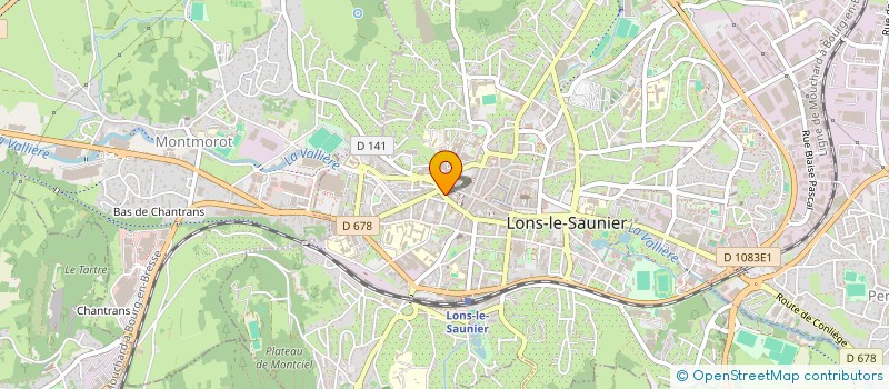 localisation de l'entreprise AKAMI SUSHI à LONS-LE-SAUNIER