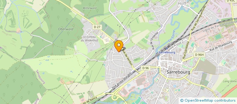 localisation de l'entreprise AKAMYONG à SARREBOURG