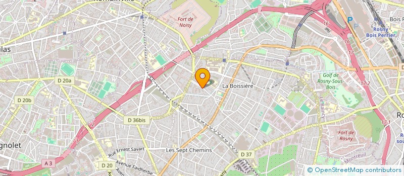 localisation de l'entreprise AKAN à MONTREUIL