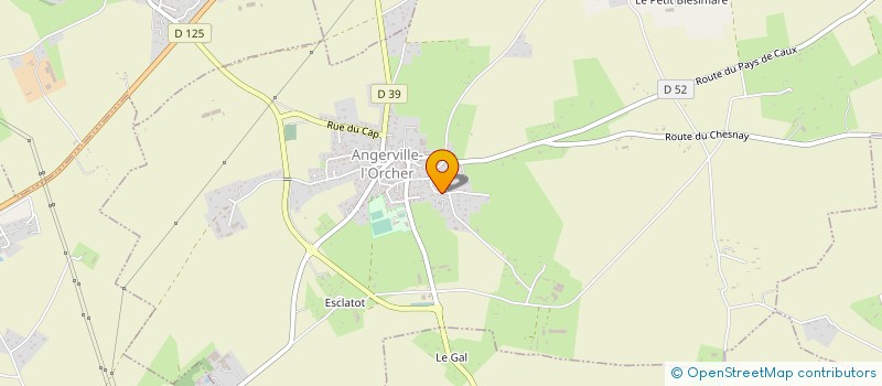 localisation de l'entreprise AKANA BTP  ANGERVILLE-L'ORCHER