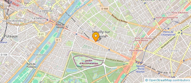 localisation de l'entreprise AKANEO à NEUILLY-SUR-SEINE