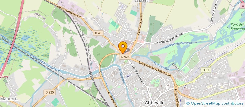 localisation de l'entreprise AKANI à ABBEVILLE
