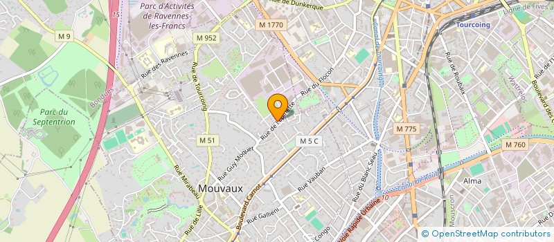 localisation de l'entreprise AKANTIS à MOUVAUX
