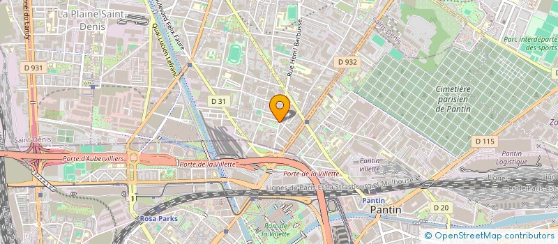 localisation de l'entreprise AKAR BAT  AUBERVILLIERS