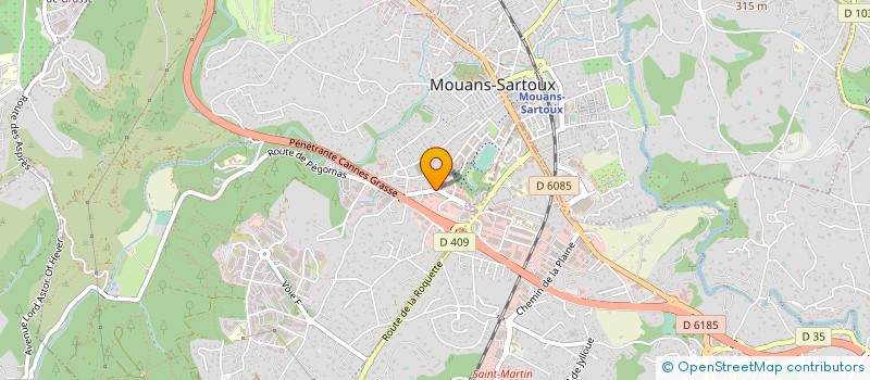 localisation de l'entreprise AKAR PLAST  MOUANS-SARTOUX