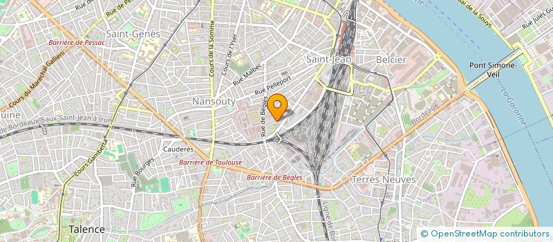 localisation de l'entreprise AKARO  BORDEAUX