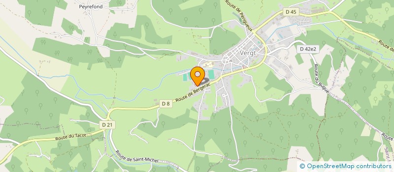 localisation de l'entreprise AKAROA  VERGT