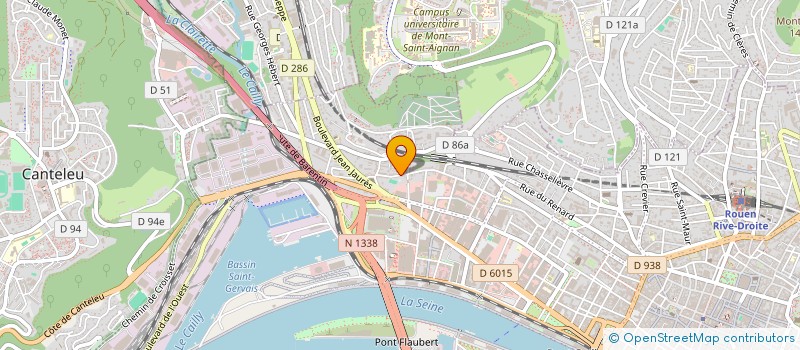 localisation de l'entreprise AKASHA à ROUEN