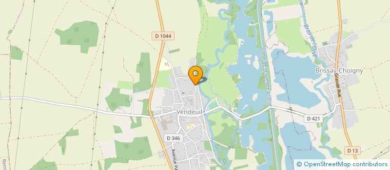 localisation de l'entreprise AKASHA  VENDEUIL