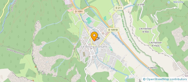 localisation de l'entreprise AKASHA  LE BOURG-D'OISANS