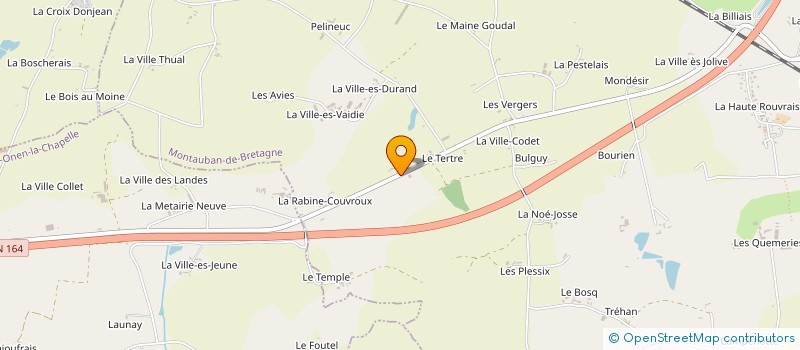 localisation de l'entreprise AKASYLA  MONTAUBAN-DE-BRETAGNE