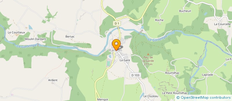localisation de l'entreprise AKATA à RANCON