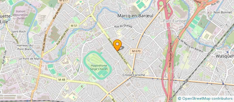 localisation de l'entreprise AKATIM à MARCQ-EN-BARŒUL