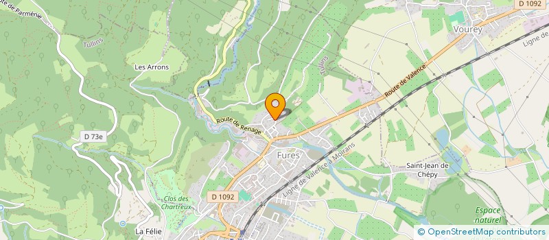 localisation de l'entreprise AKATOSH  TULLINS